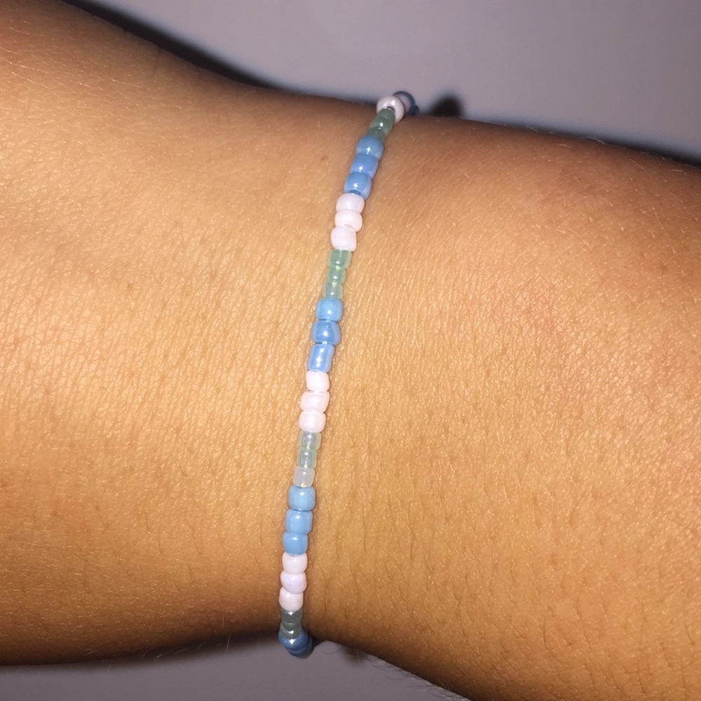 Homemade bracelets and anklets 💛
